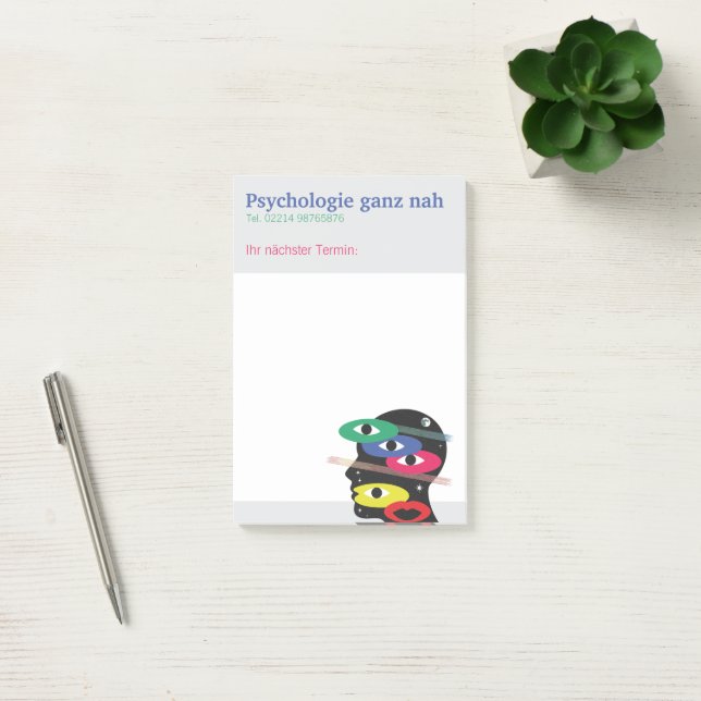 Notas Post-it® Psychologe Haftnotizen  (Oficina)