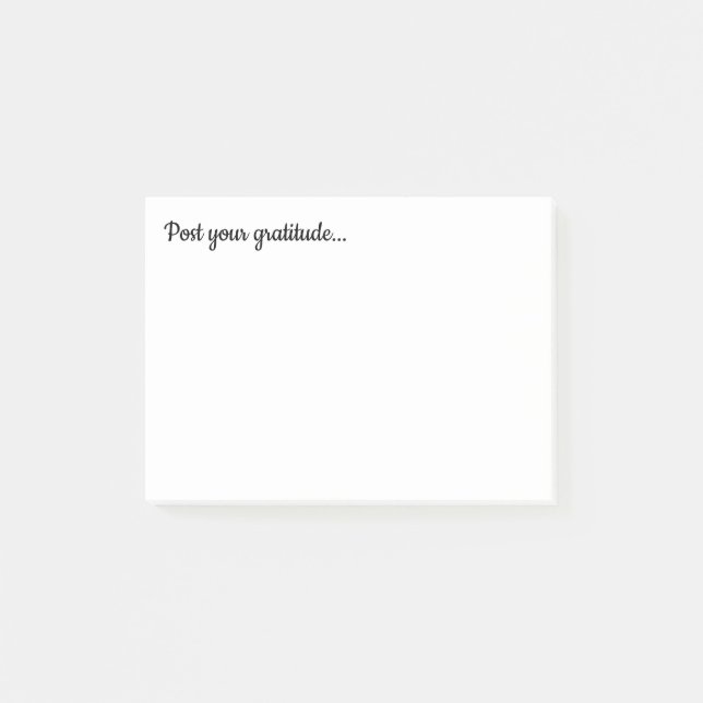 Notas Post-it® Publica tu gratitud (Anverso)