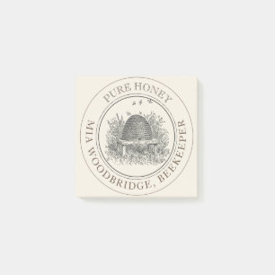 Notas Post-it® Publicación editable de Honey Beekeeper Skep