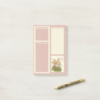 Notas Post-it® Publicación grande con lapiceros amarillos