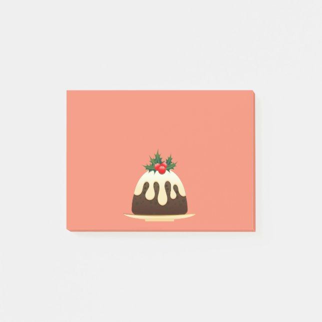 Notas Post-it® Pudín del navidad (Anverso)