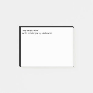 Notas Post-it® Puede que vea su punto pero no está cambiando de i