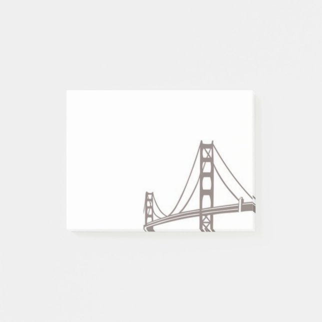 Notas Post-it® Puente Golden Gate icónico (Anverso)