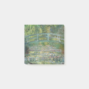 Notas Post-it® Puente Japonés Nenúfar Arte de Claude Monet