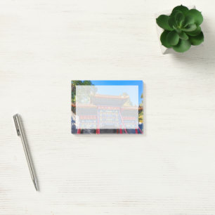 Notas Post-it® Puerta Roja Azul Isla de la Flor de Jade