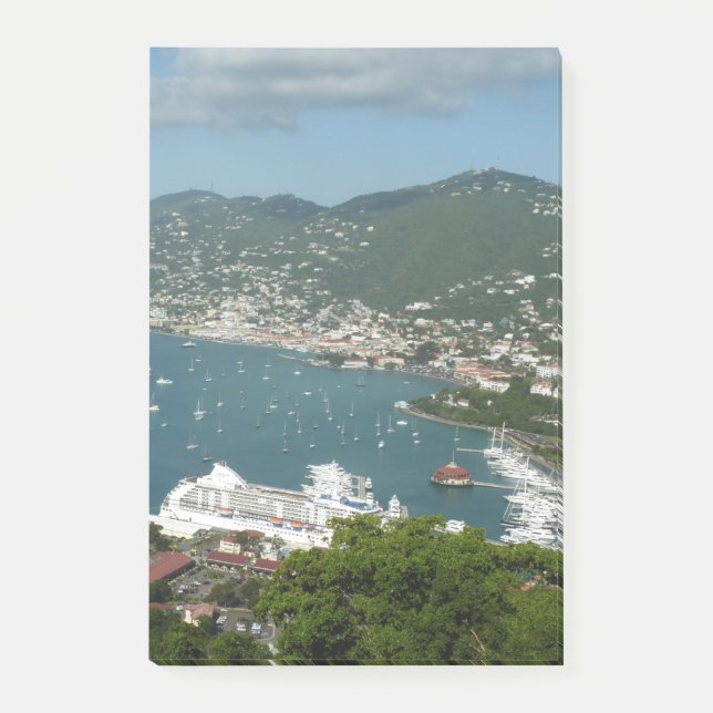 Notas Post-it® Puerto de St. Thomas Islas Vírgenes Estadounidense (Anverso)