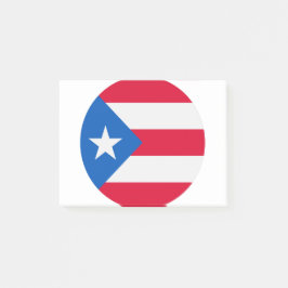 Notas Post-it® Puerto Rico Flag