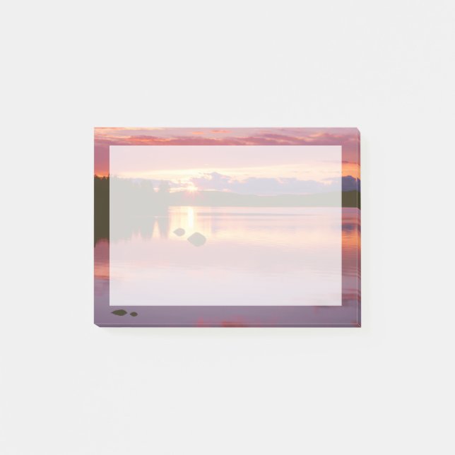 Notas Post-it® Puesta de sol sobre la bahía de Alexander (Anverso)