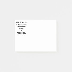 Notas Post-it® Puesto de Limonada