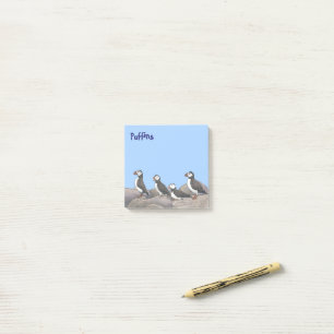 Notas Post-it® Puffins atlánticos