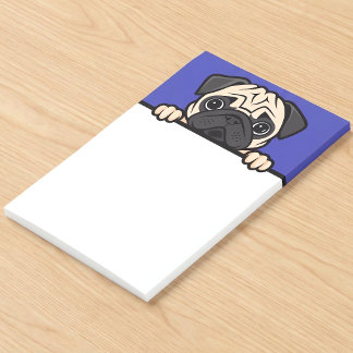 Notas Post-it® Pug Lover Cute Peeking Puppy Regalos De Perros