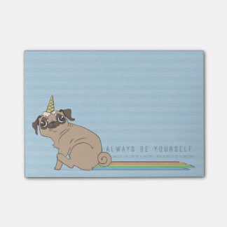 Notas Post-it® Pugicorn mágico