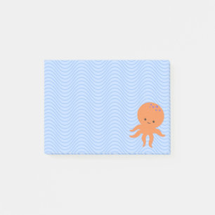 Notas Post-it® Pulpito de Dibujos Animados Olas Azules Personaliz