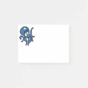 Notas Post-it® Pulpo azul chiquito