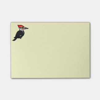 Notas Post-it® Pulsación de corriente de Birdorable Pileated