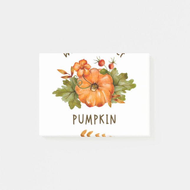 Notas Post-it® Pumpkin festival Day, (Anverso)