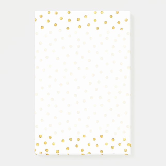 Notas Post-it® Puntos elegantes del confeti del Relieve (Anverso)