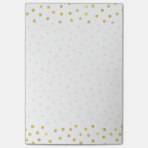 Notas Post-it® Puntos elegantes del confeti del Relieve