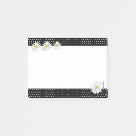 Notas Post-it® Puntos Y Daisies De KiniArt