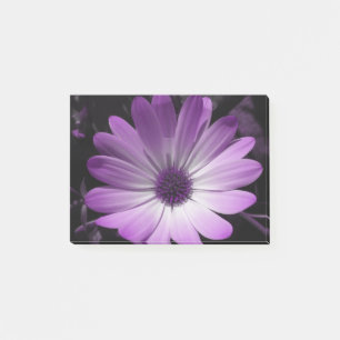 Notas Post-it® Purple Daisy Flower Post anota Pad