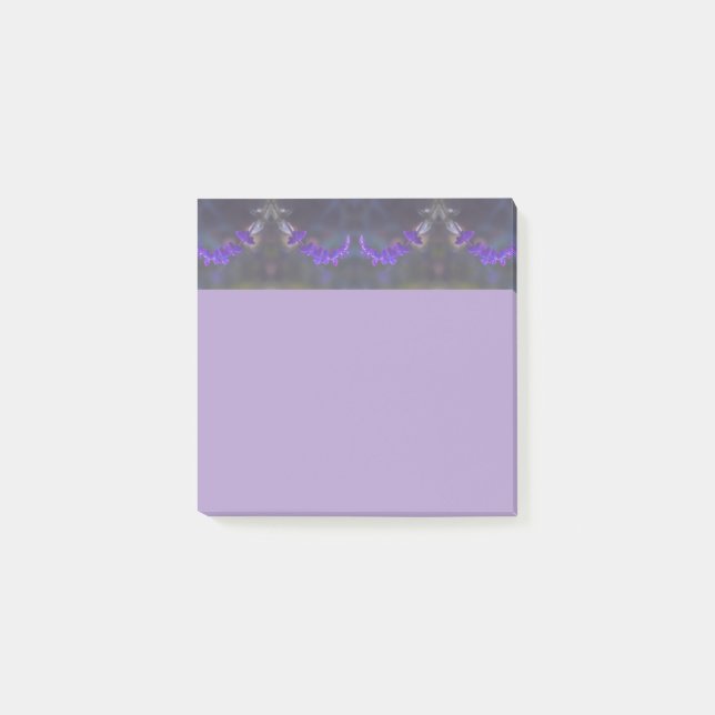 Notas Post-it® Purple Floral Garden (Anverso)