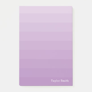 Notas Post-it® Purple Lavender sombrea nombre de texto juvenil