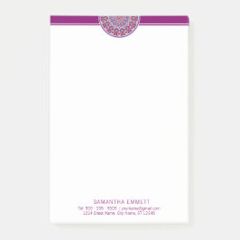 Notas Post-it® Purple Mandala Profesional Modern Post-it® Notes