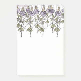 Notas Post-it® Purple Vines Notepad