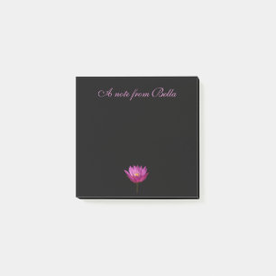 Notas Post-it® Purple Waterlily Lotus Black Post-it Notes