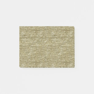 Notas Post-it® Purpurina del oro