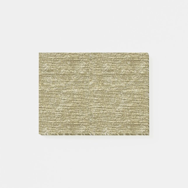 Notas Post-it® Purpurina del oro (Anverso)