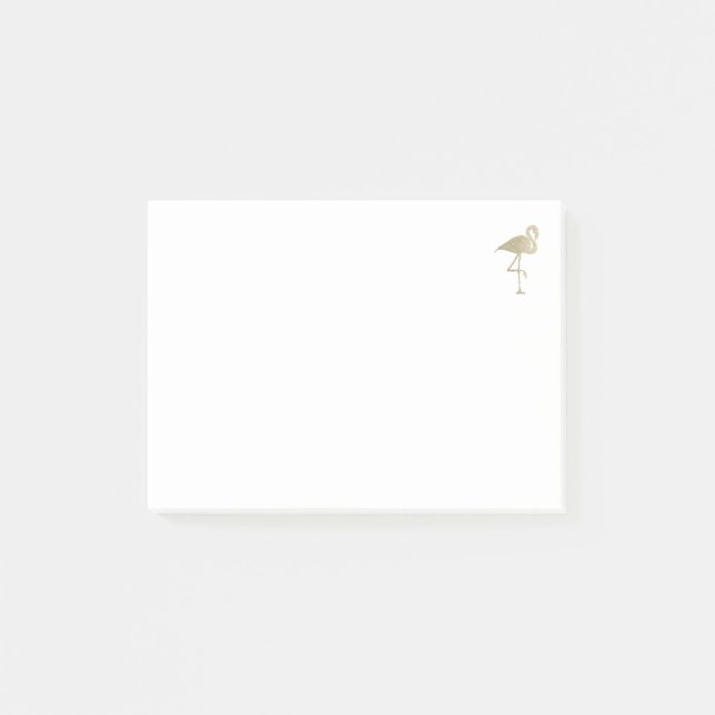 Notas Post-it® Purpurina Flamingo (Anverso)