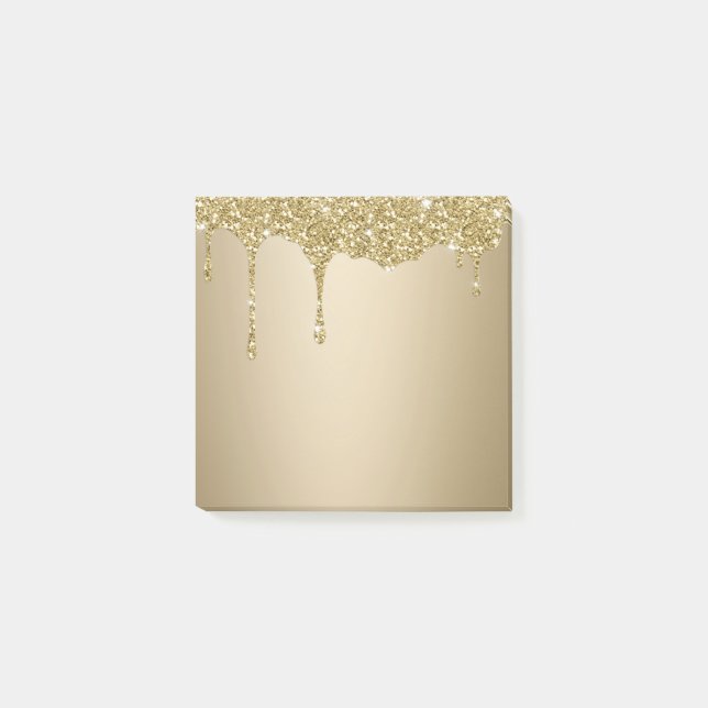 Notas Post-it® Purpurina Melding Gold (Anverso)