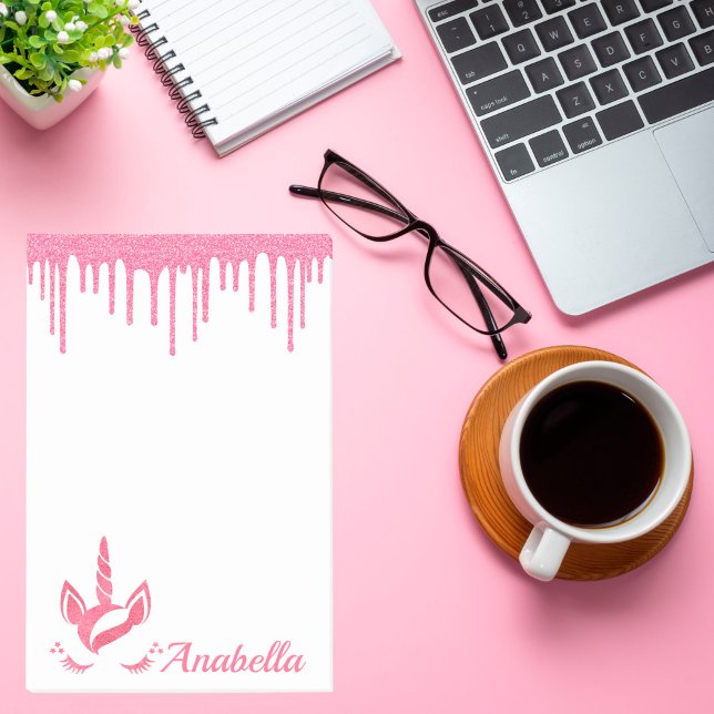 Notas Post-it® Purpurina rosado perfora estrellas de unicornio (Subido por el creador)