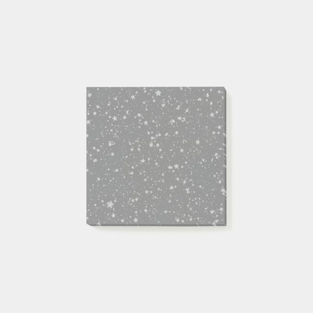 Notas Post-it® Purpurina Stars4 - Plata (Anverso)