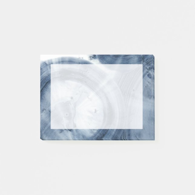 Notas Post-it® Quasares - Círculos Azules Inky (Anverso)