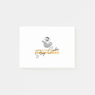 Notas Post-it® Que tu café sea fuerte y tus estudiantes calmados