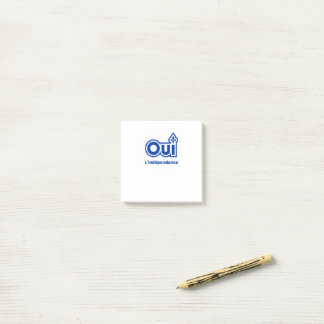 NOTAS POST-IT® QUEBEC OUI