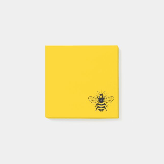 Notas Post-it® Queen Bee Post It Notes / Amarillo (Anverso)
