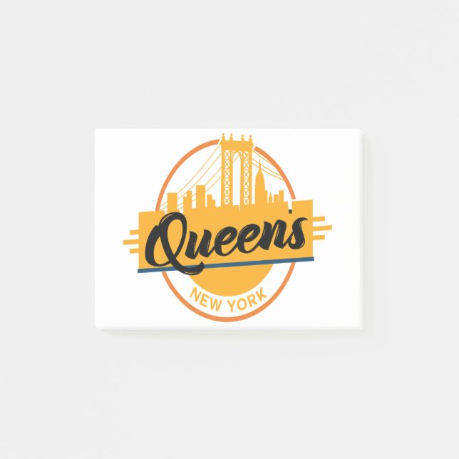 Notas Post-it® Queens New York (Anverso)