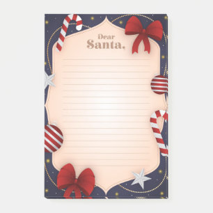 Notas Post-it® Querido Santa