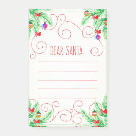 Notas Post-it® Querido Santa