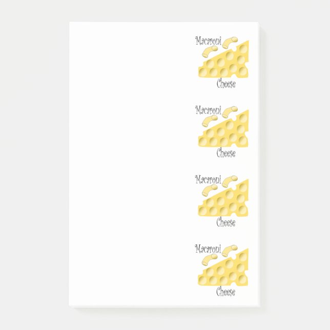 Notas Post-it® Queso de los macarrones (Anverso)