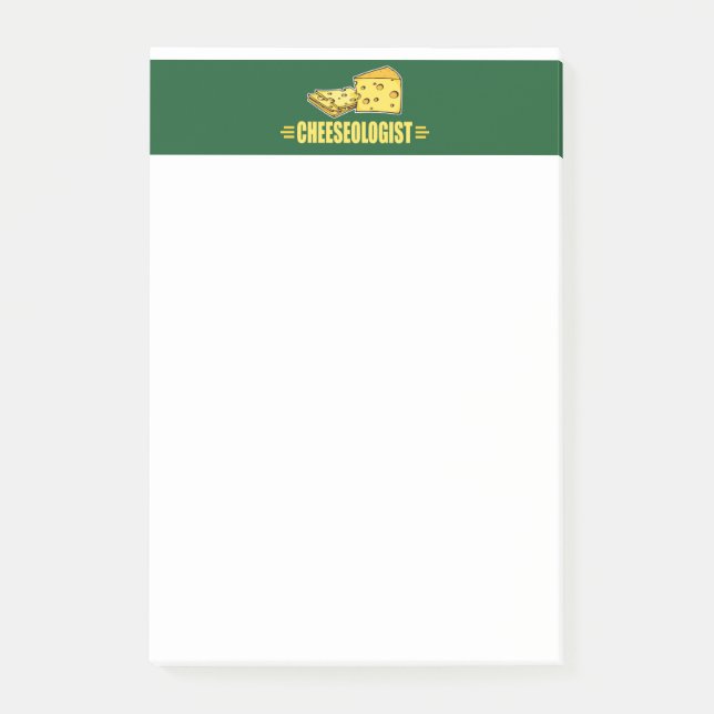 Notas Post-it® Queso Divertido QUESÓLOGO (Anverso)
