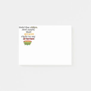 Notas Post-it® Queso Lover