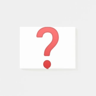 Notas Post-it® Question Mark