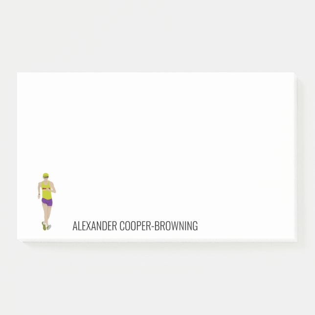 Notas Post-it® Race Walking (Anverso)