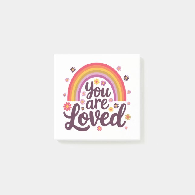 Notas Post-it® Rainbow You Loved Post-It Notes (Anverso)