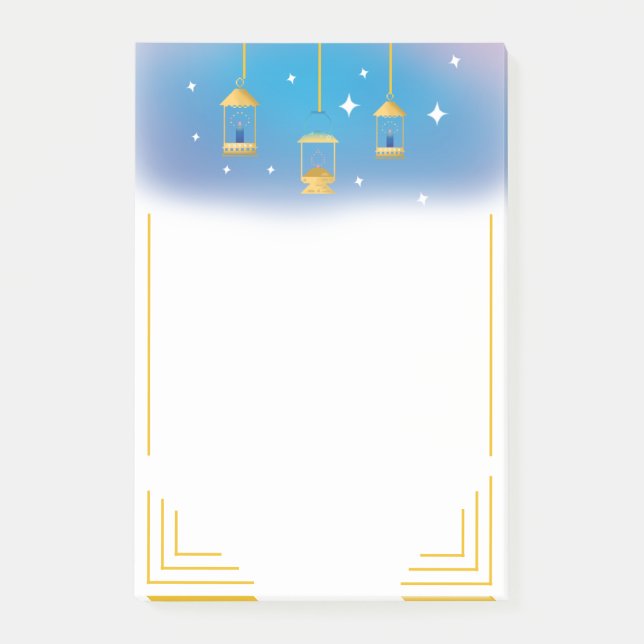 Notas Post-it® Ramadan Mubarak (Anverso)