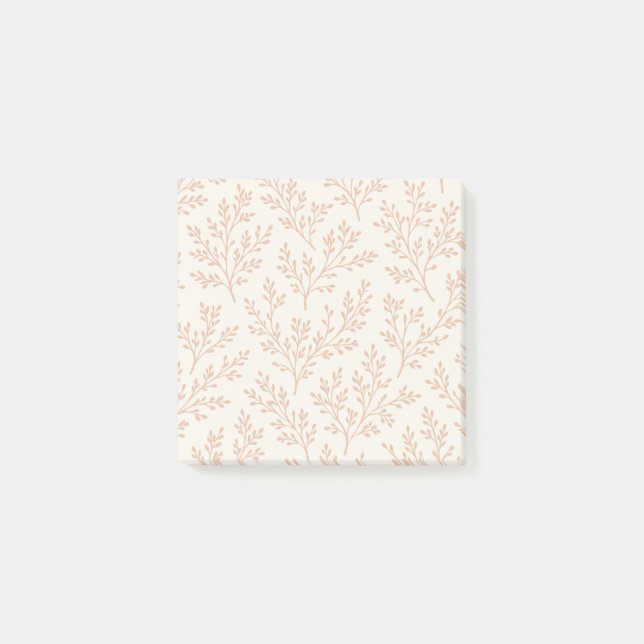 Notas Post-it® Ramas de bosque cálido albaricoque - Neutral (Anverso)